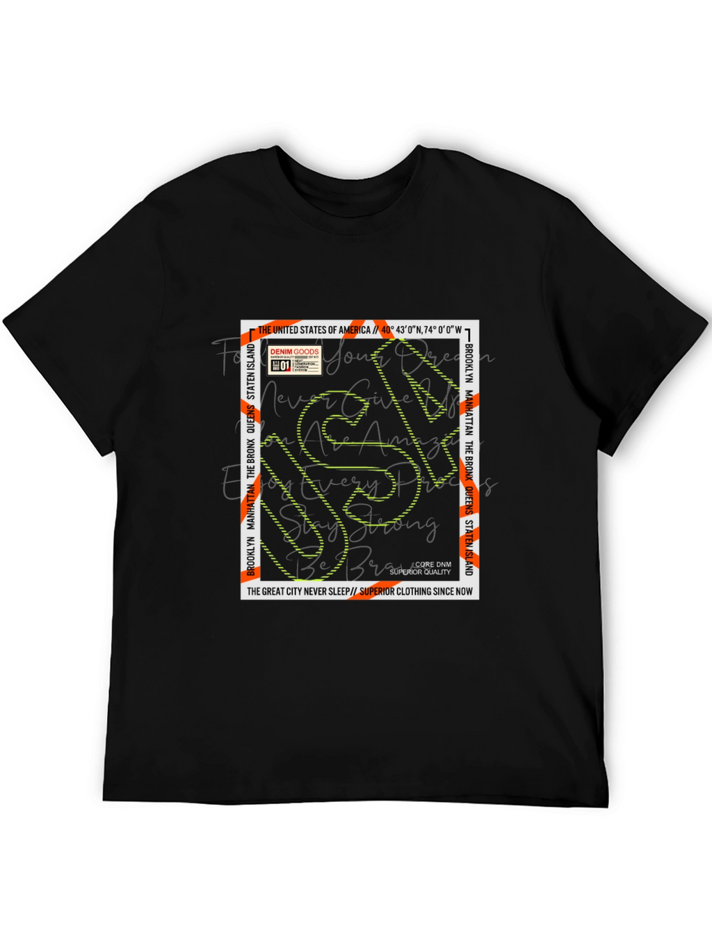 NYC Graphic Print Mens T-Shirt