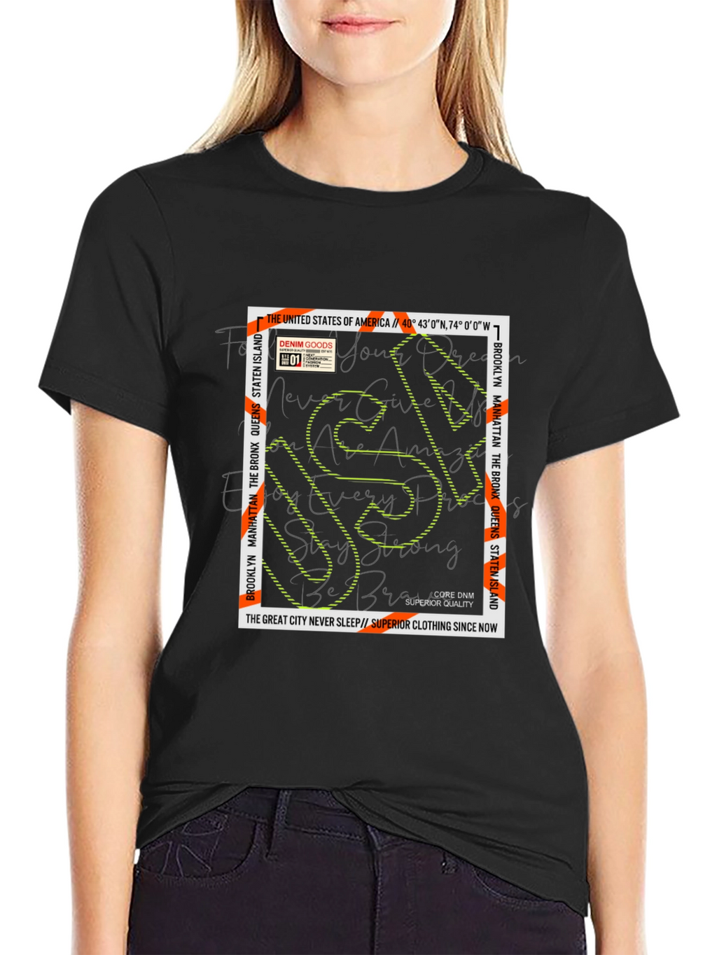 NYC Graphic Print Mens T-Shirt