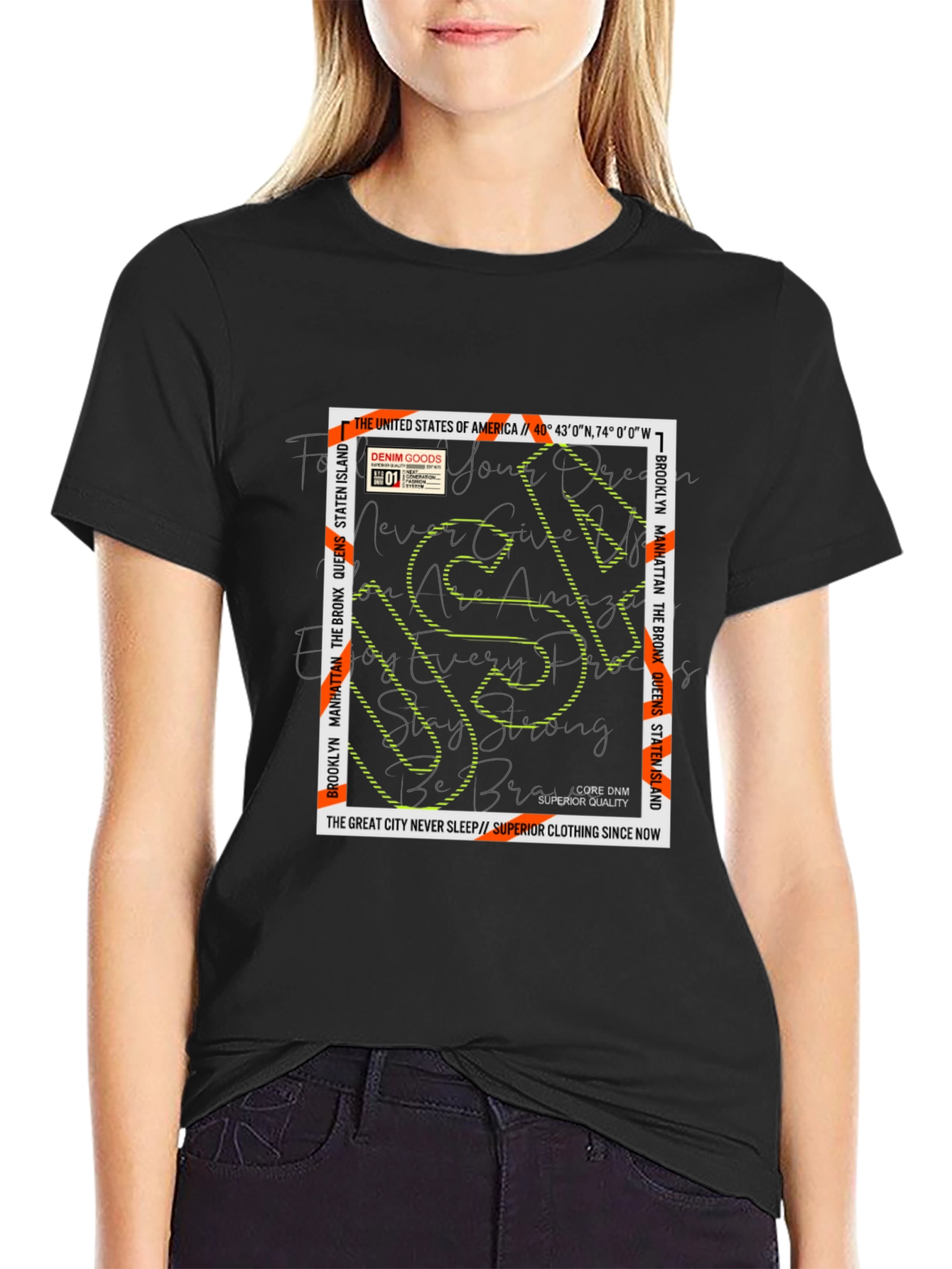 NYC Graphic Print Mens T-Shirt