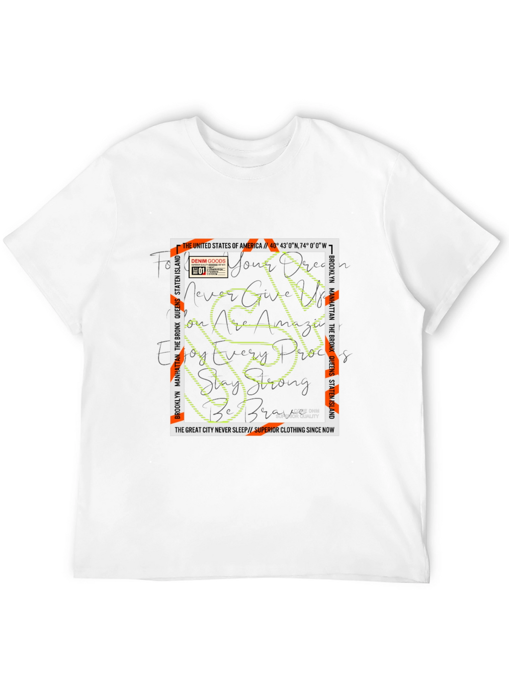 NYC Graphic Print Mens T-Shirt