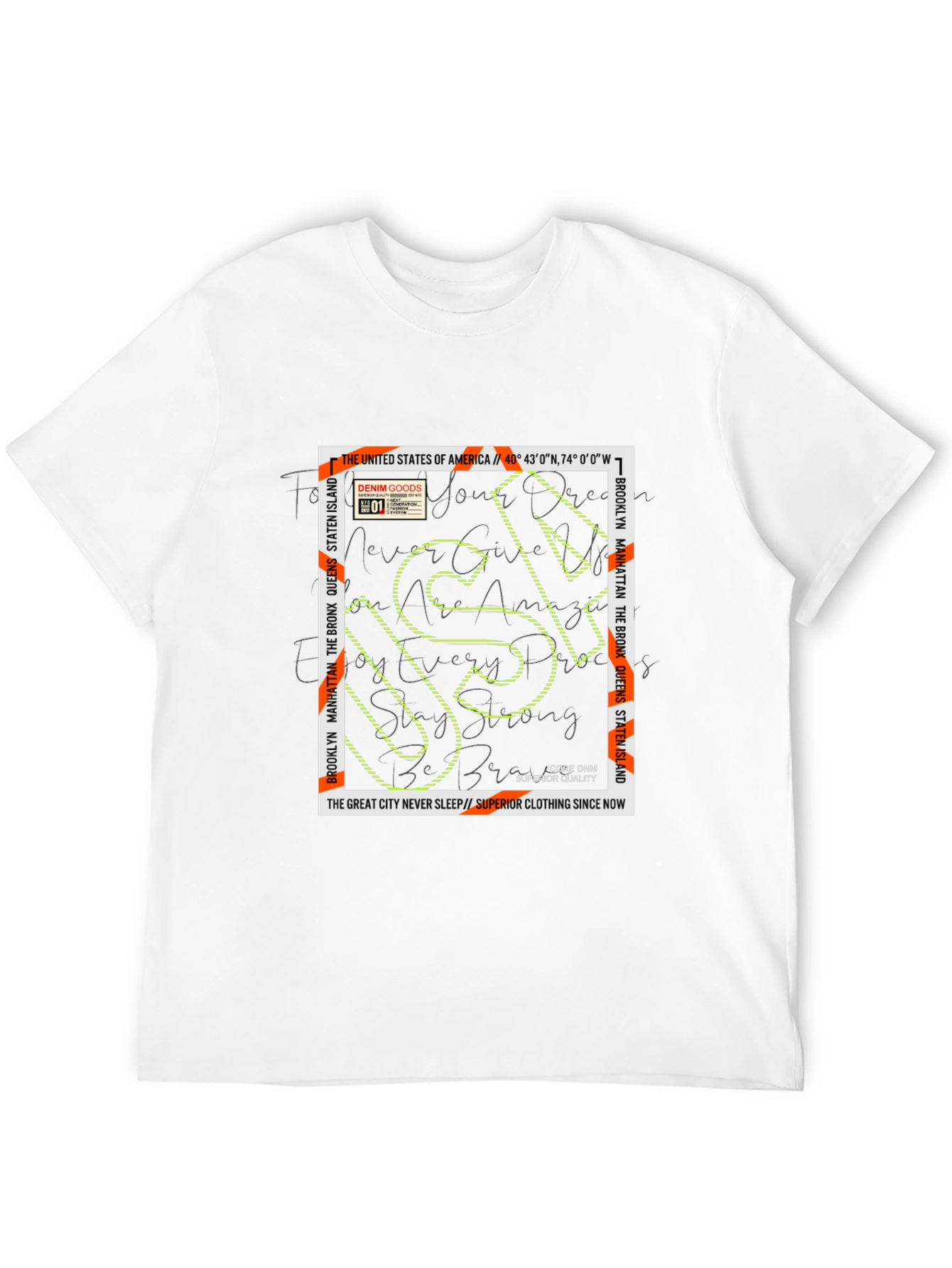 NYC Graphic Print Mens T-Shirt