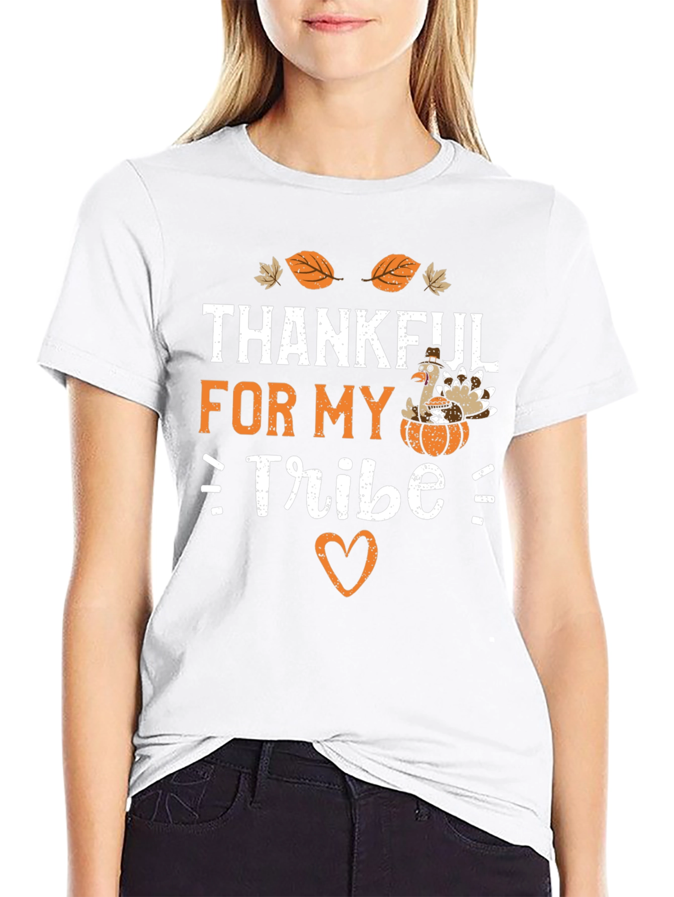 Thankful for My Tribe Thanksgiving T-Shirt