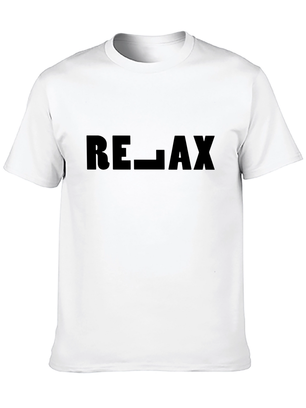 Relax Graphic Tee - Black Comfort Fit