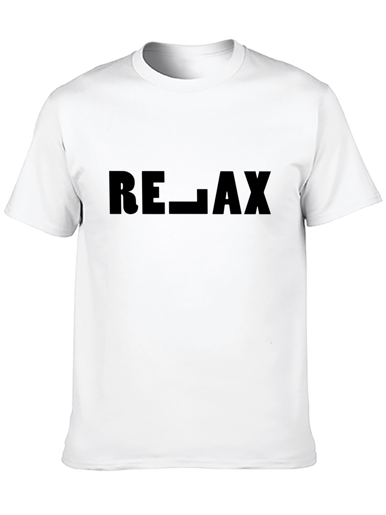 Relax Graphic Tee - Black Comfort Fit