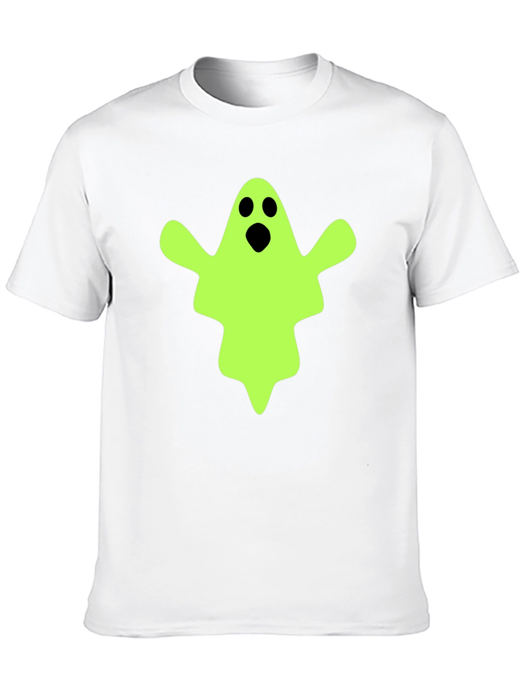 Spooky Ghost Graphic Tee - Halloween Costume T-Shirt