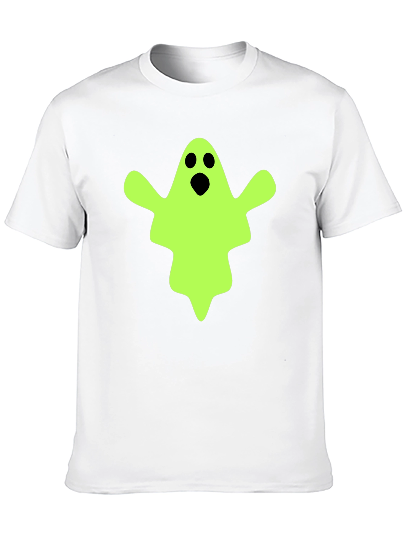 Spooky Ghost Graphic Tee - Halloween Costume T-Shirt
