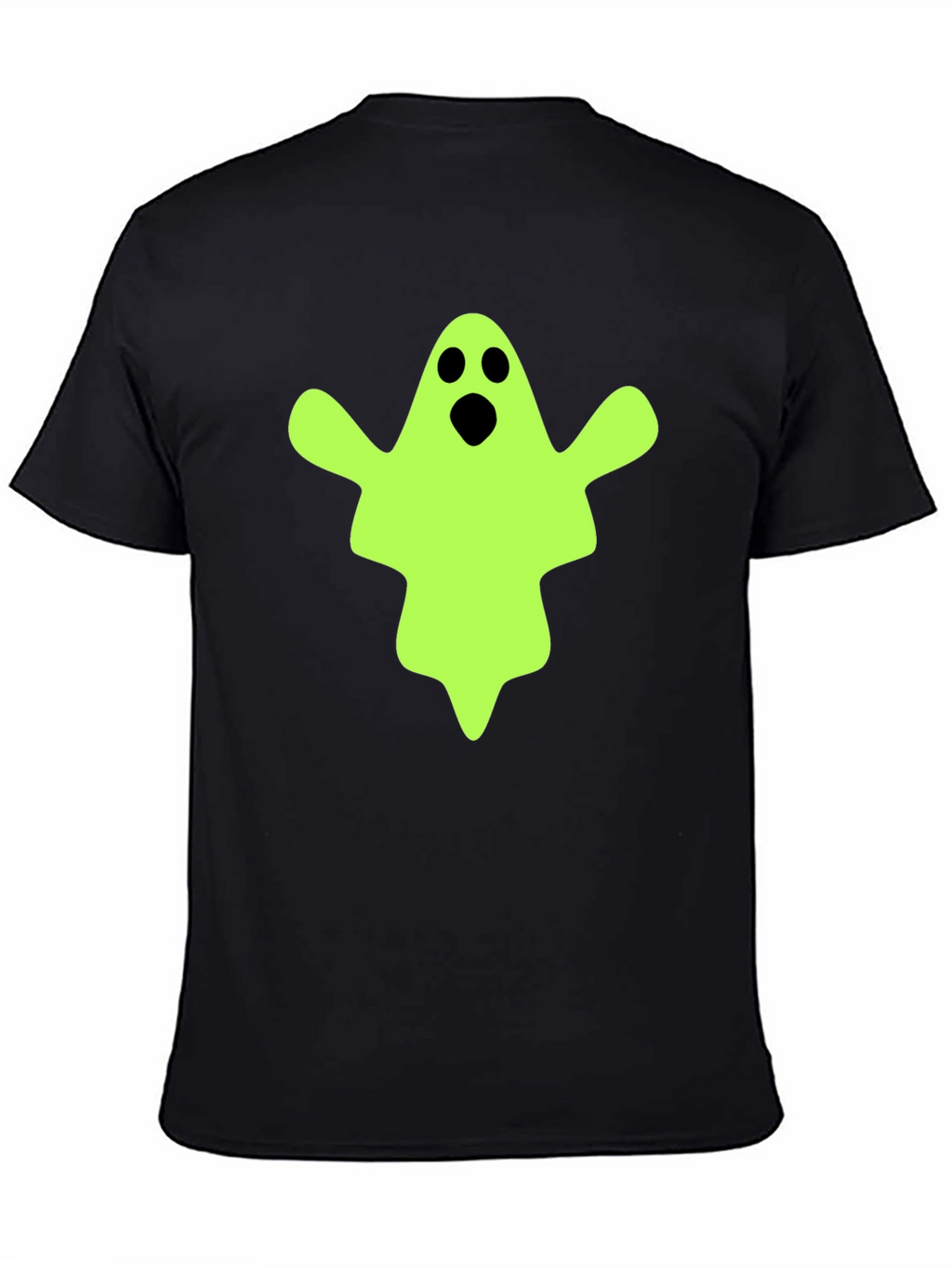 Spooky Ghost Graphic Tee - Halloween Costume T-Shirt