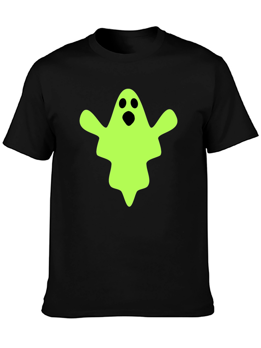Spooky Ghost Graphic Tee - Halloween Costume T-Shirt