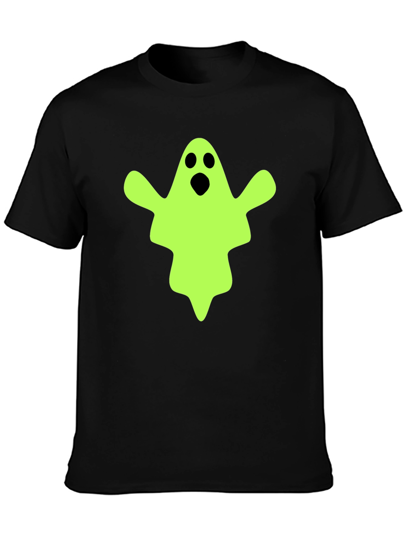 Spooky Ghost Graphic Tee - Halloween Costume T-Shirt