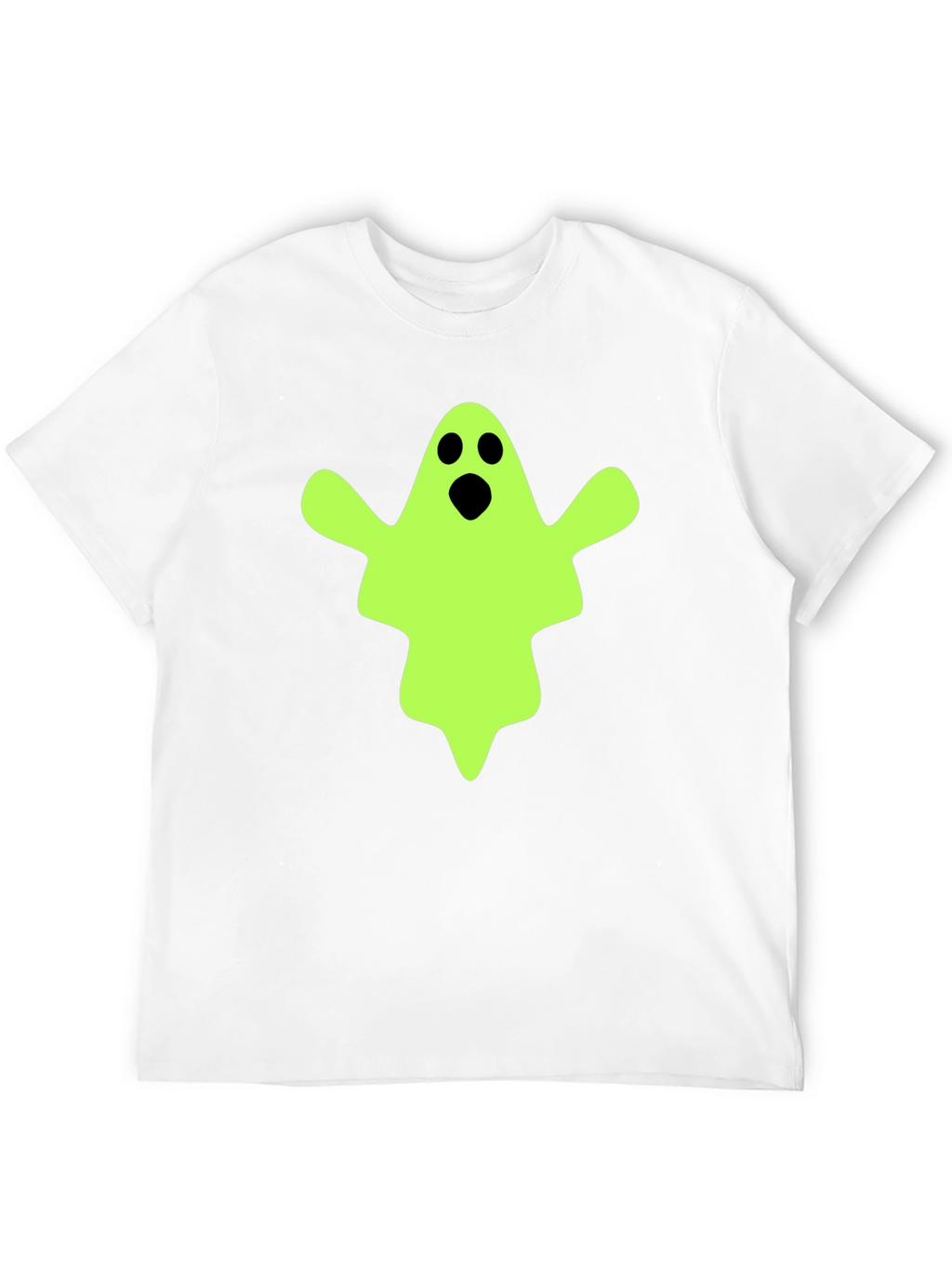 Spooky Ghost Graphic Tee - Halloween Costume T-Shirt