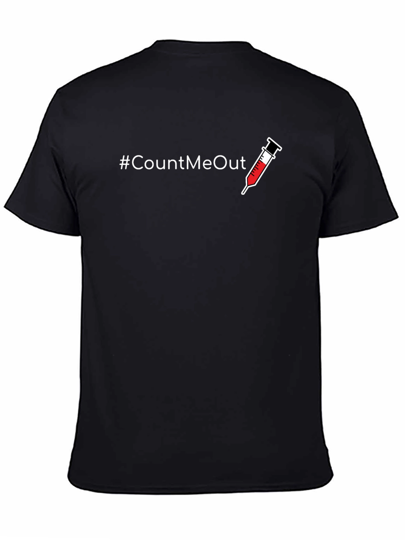 #CountMeOut Graphic T-Shirt - Bold Anti-Vaccine Statement Tee