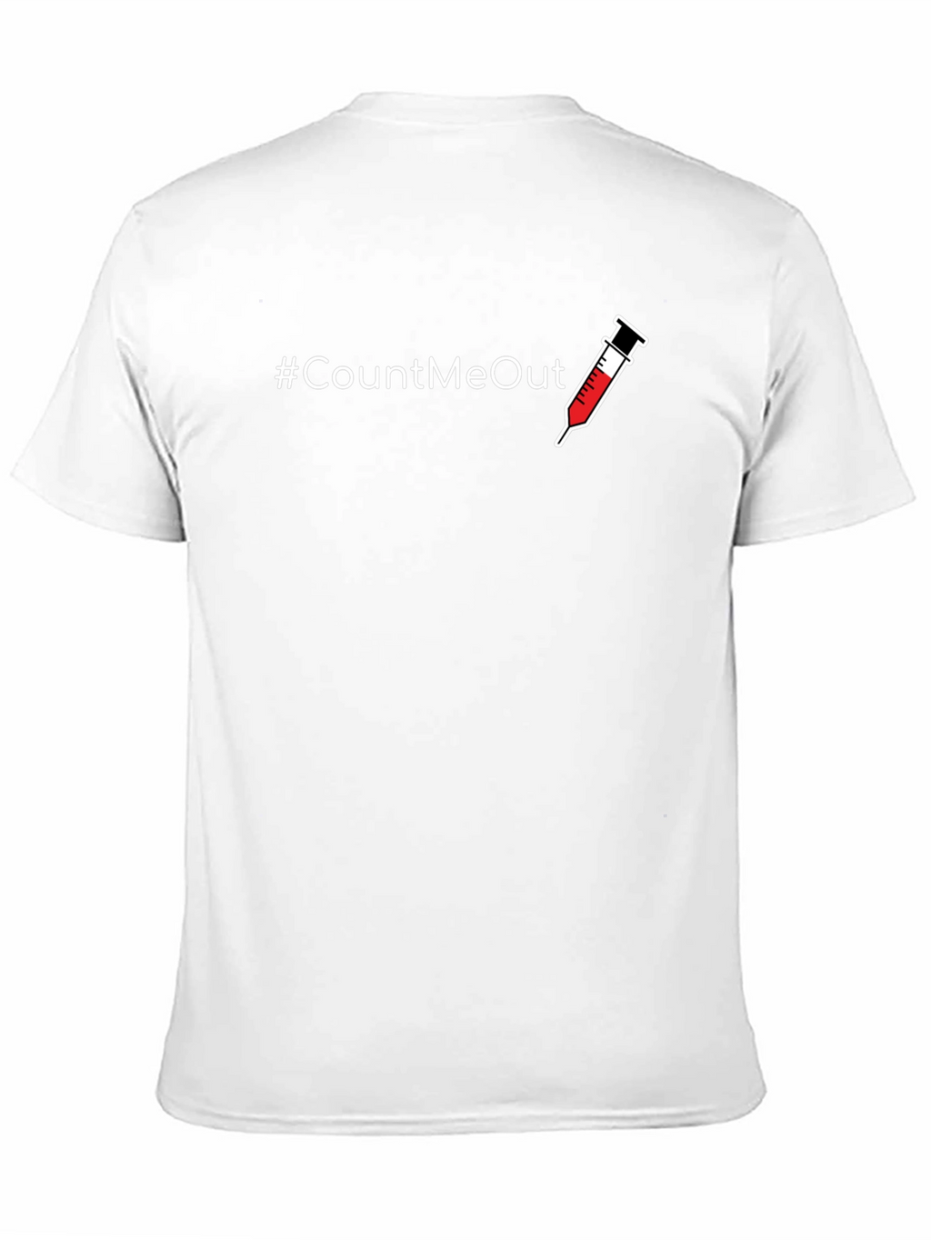 #CountMeOut Graphic T-Shirt - Bold Anti-Vaccine Statement Tee