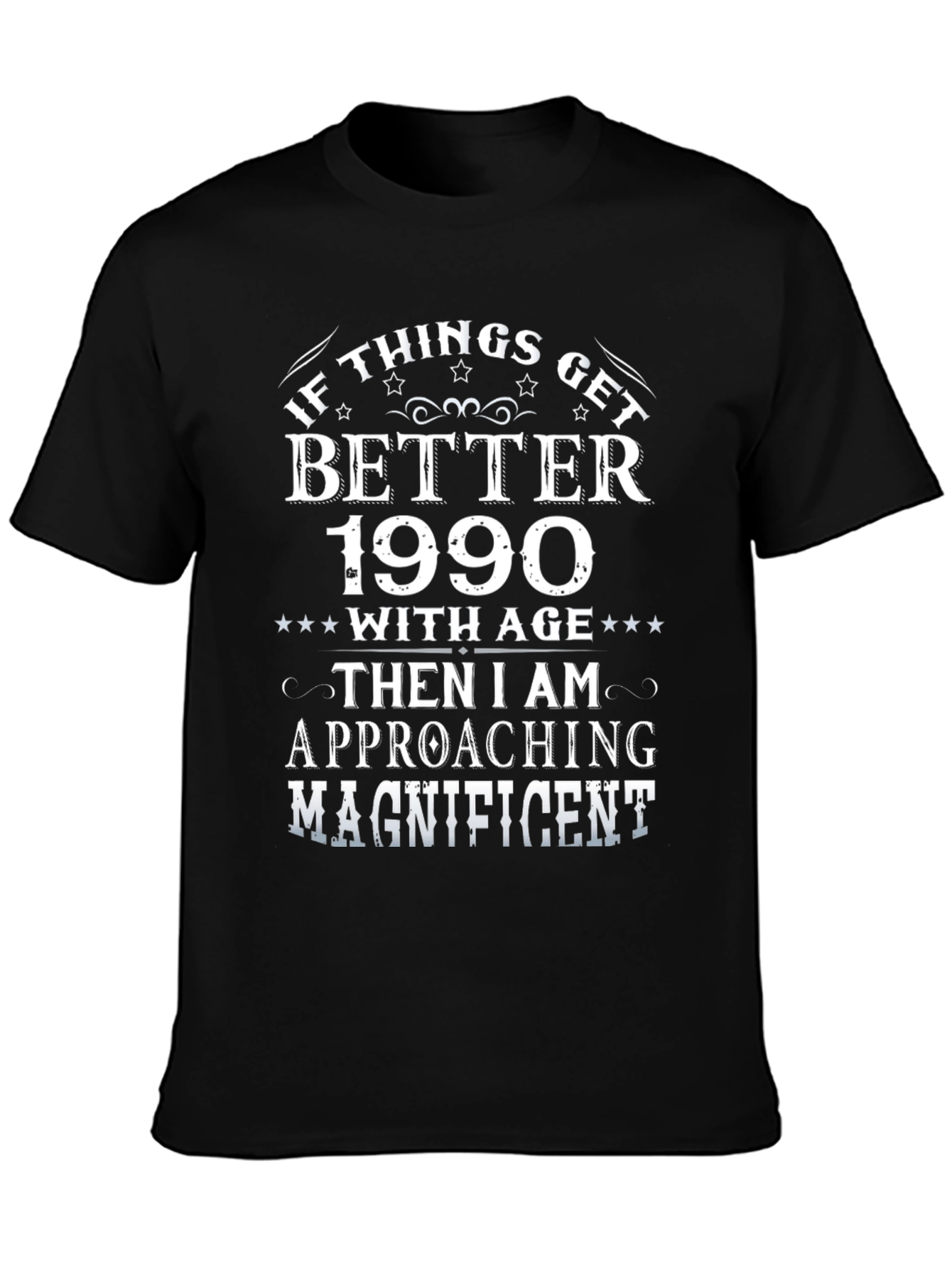 Vintage 1990 T-Shirt - Aged To Perfection