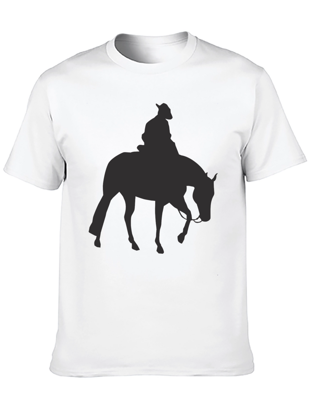 Cowboy Silhouette Black T-Shirt
