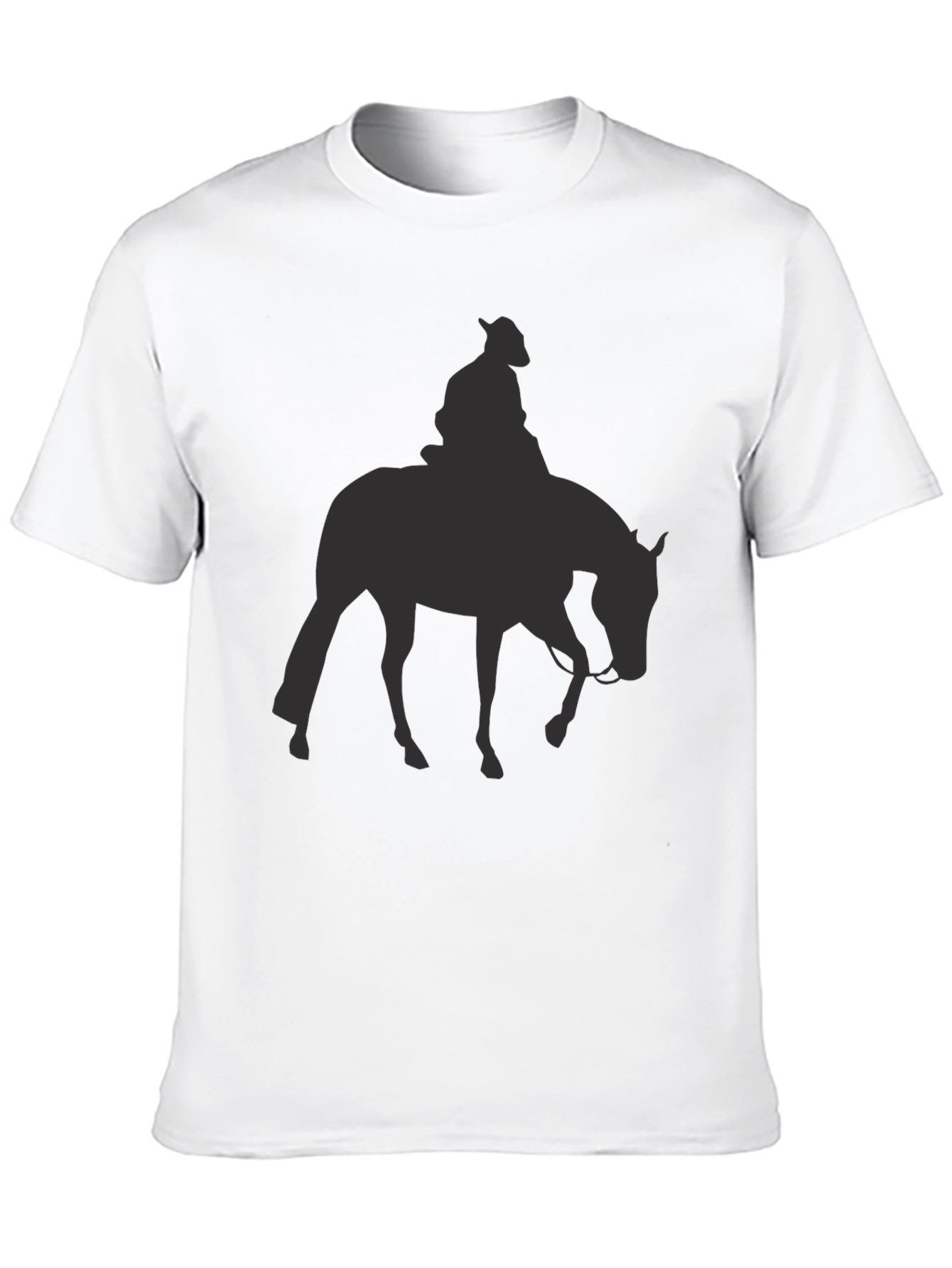 Cowboy Silhouette Black T-Shirt