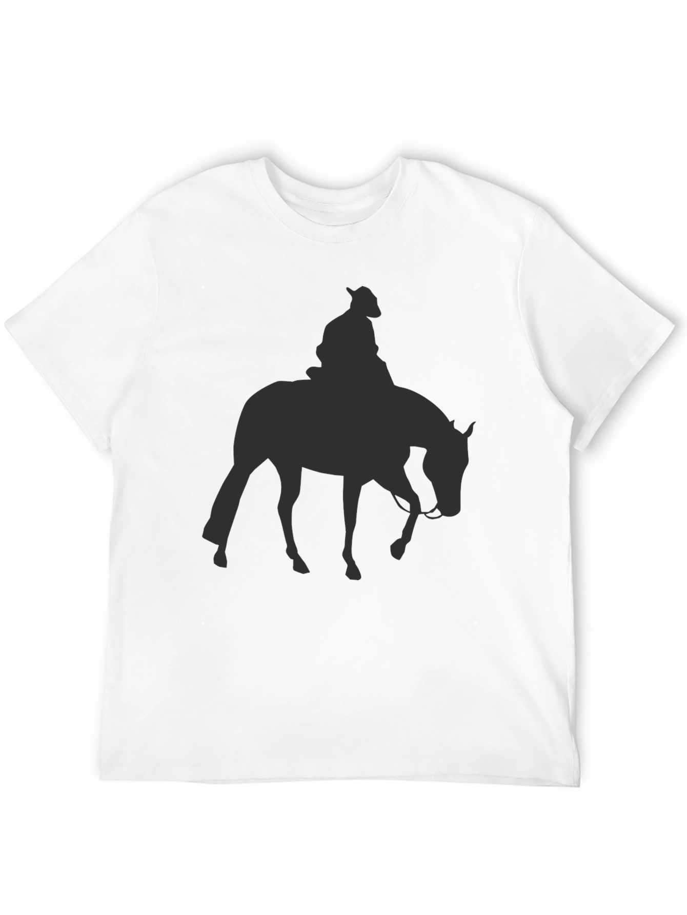Cowboy Silhouette Black T-Shirt