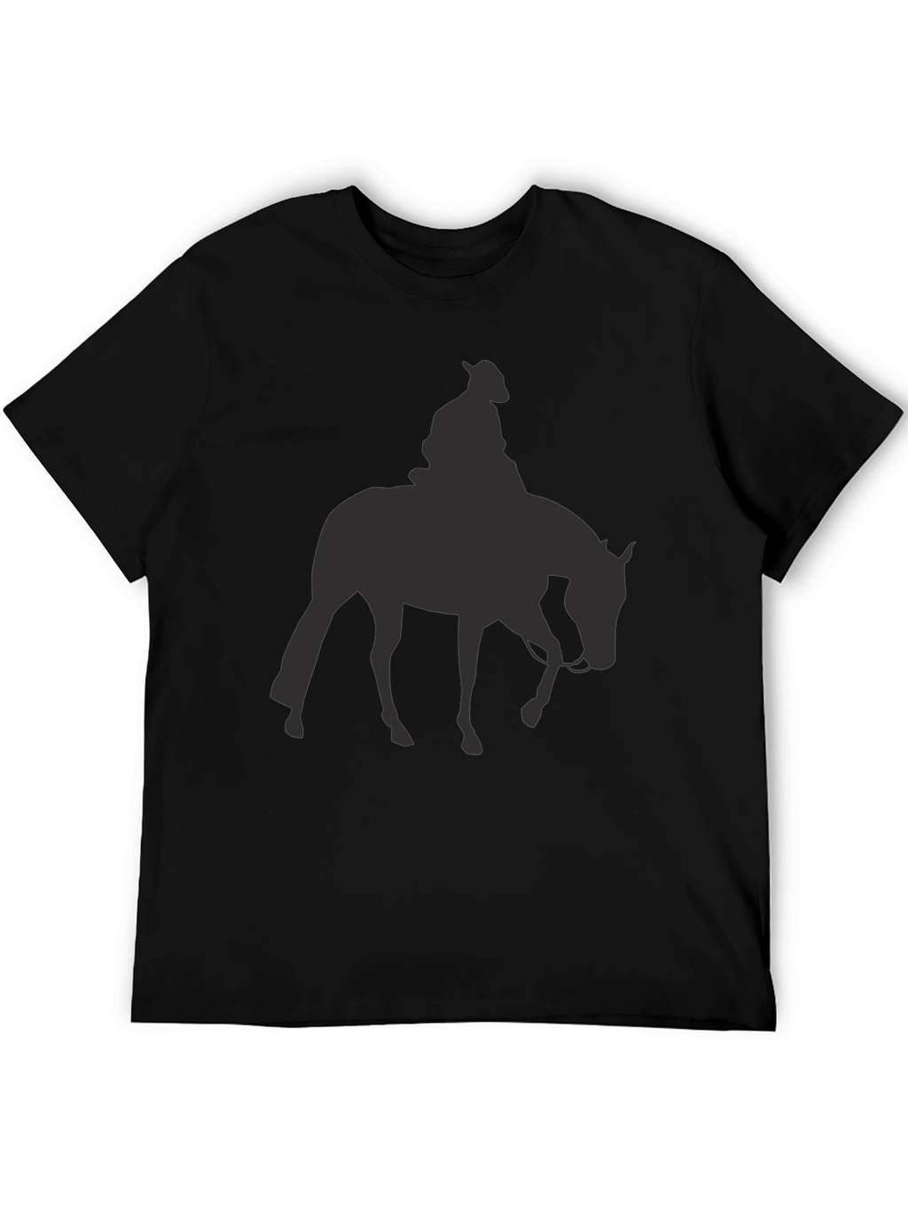 Cowboy Silhouette Black T-Shirt