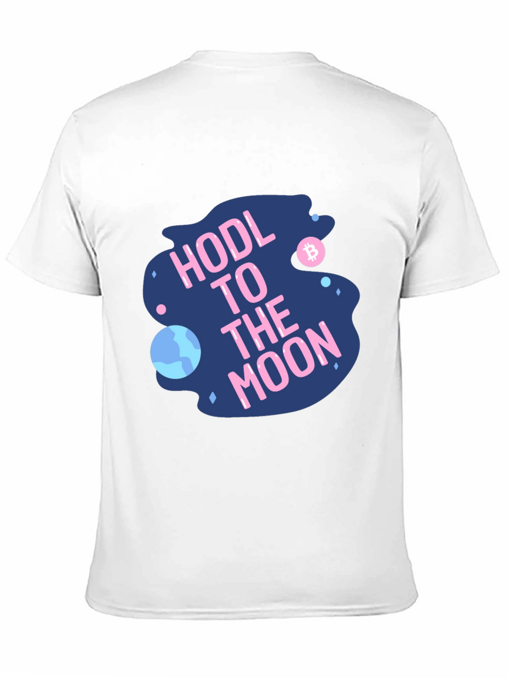 HODL to the Moon Black Graphic Tee