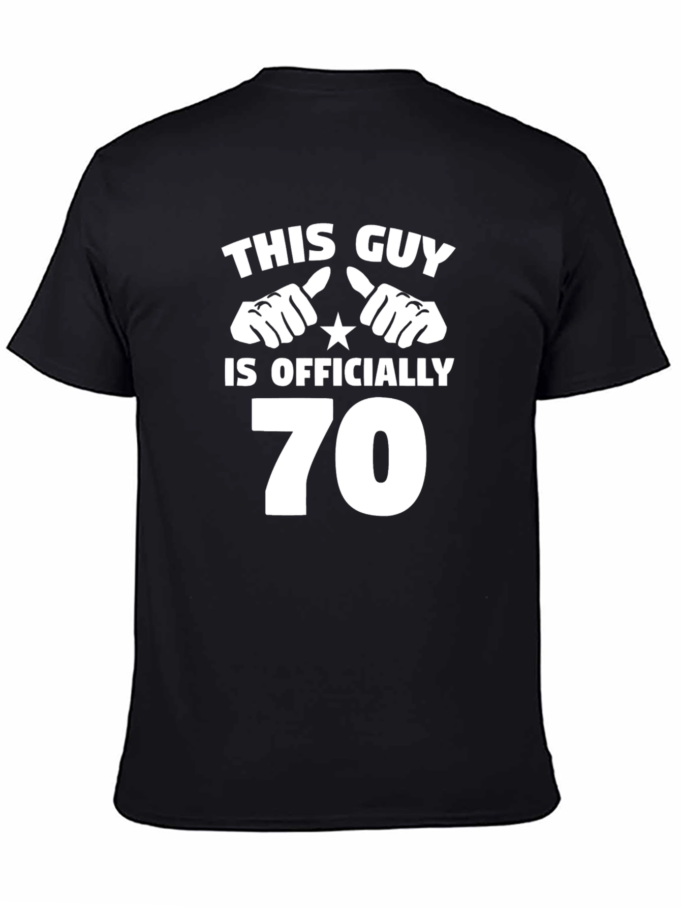 Funny 70th Birthday T-Shirt - This Guy is Officially 70