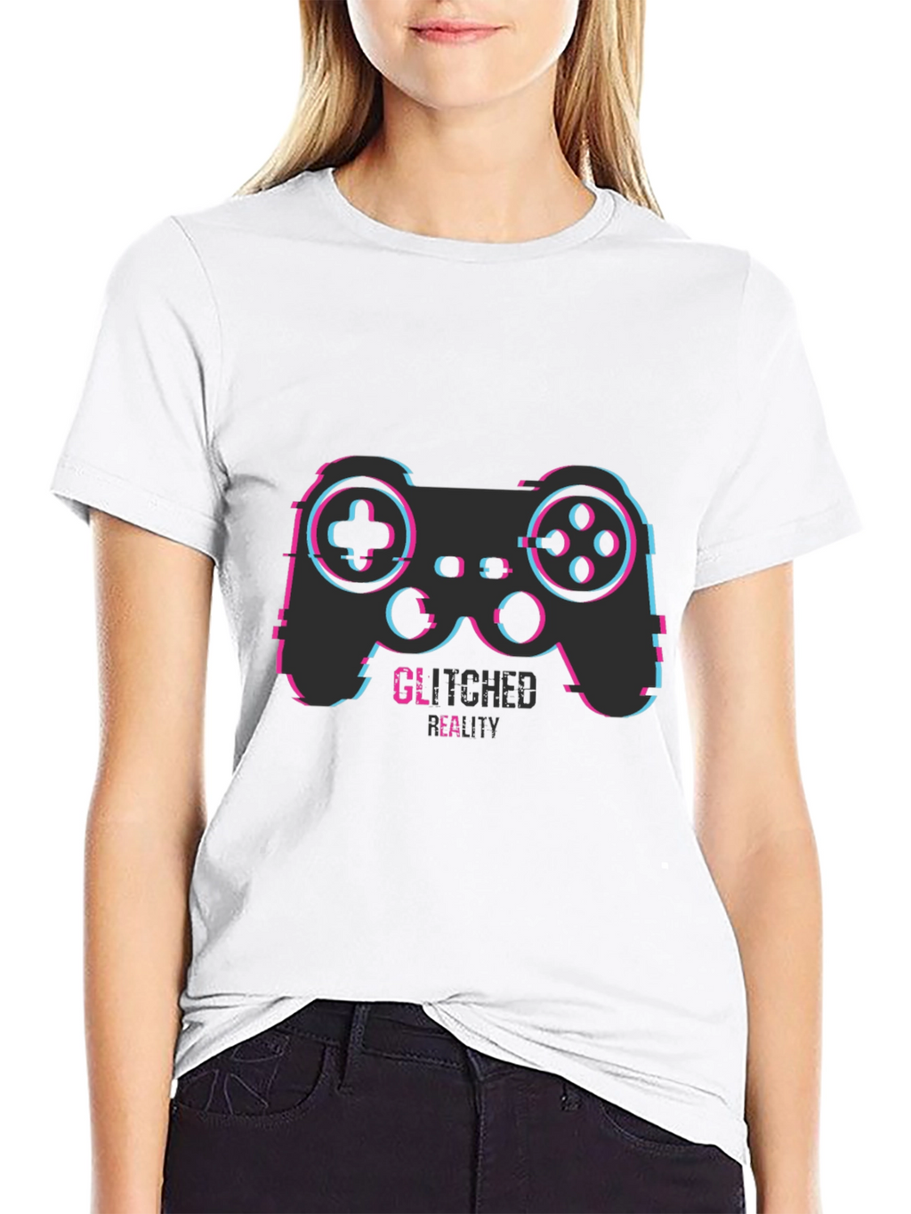 Glitched Reality Gaming T-Shirt