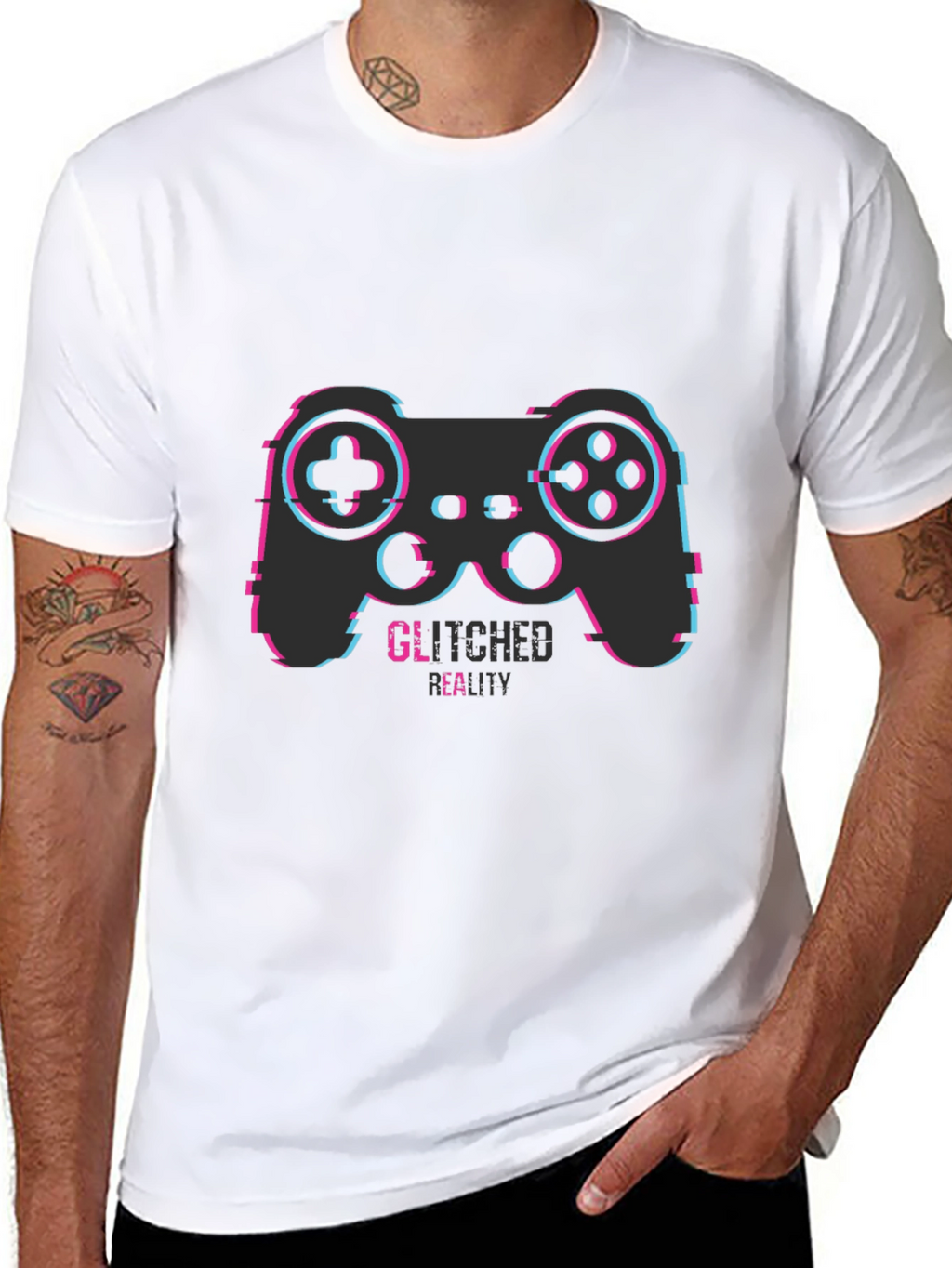 Glitched Reality Gaming T-Shirt