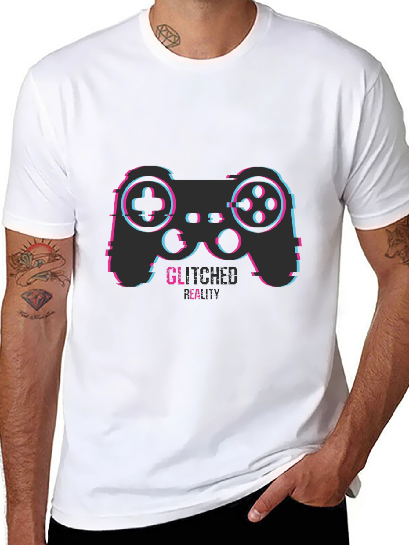 Glitched Reality Gaming T-Shirt