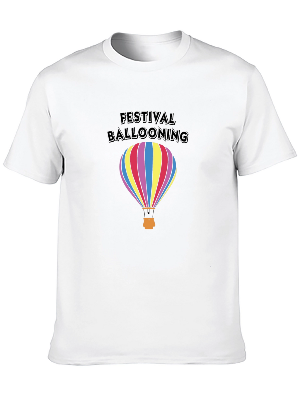 Festival Ballooning Black T-Shirt