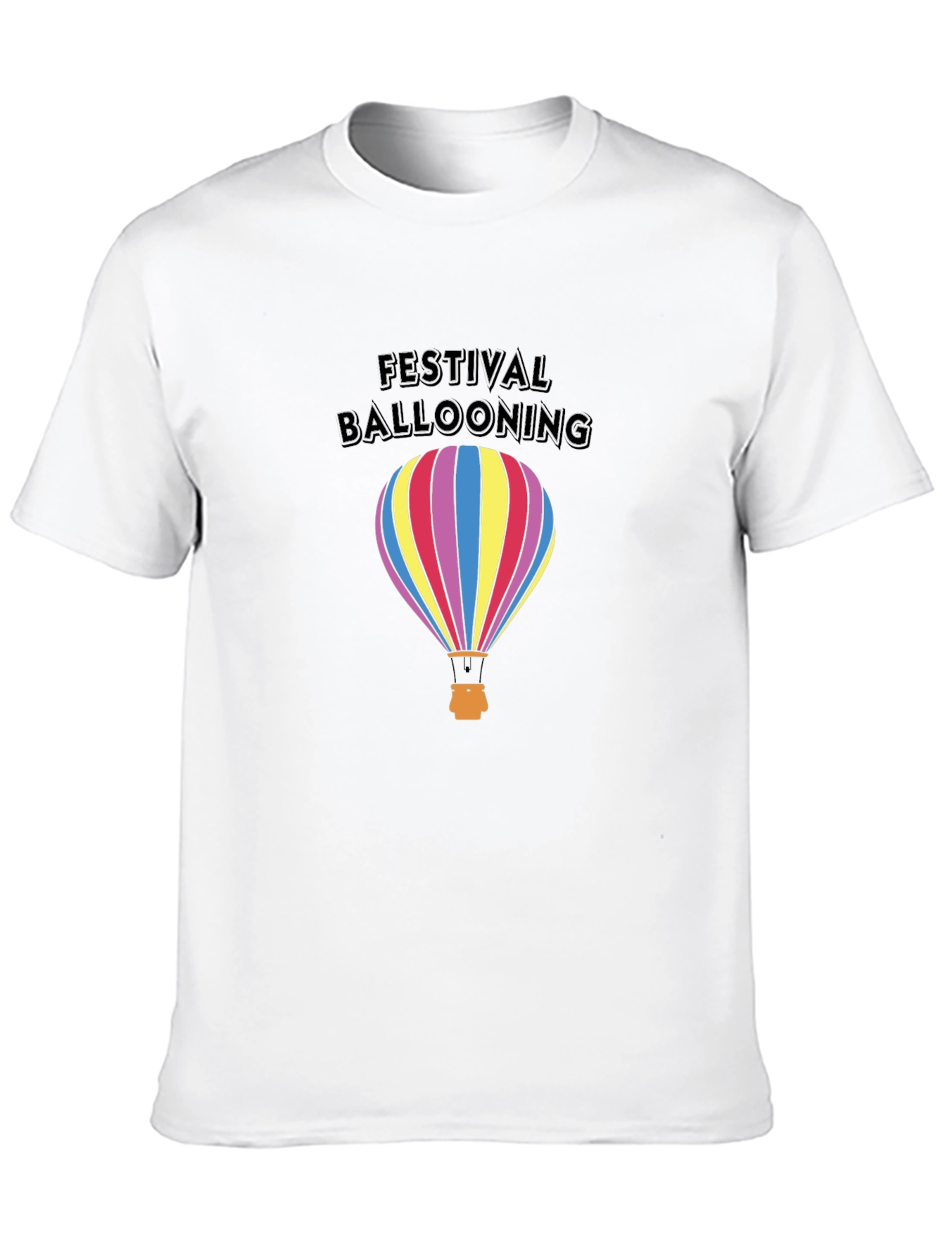 Festival Ballooning Black T-Shirt
