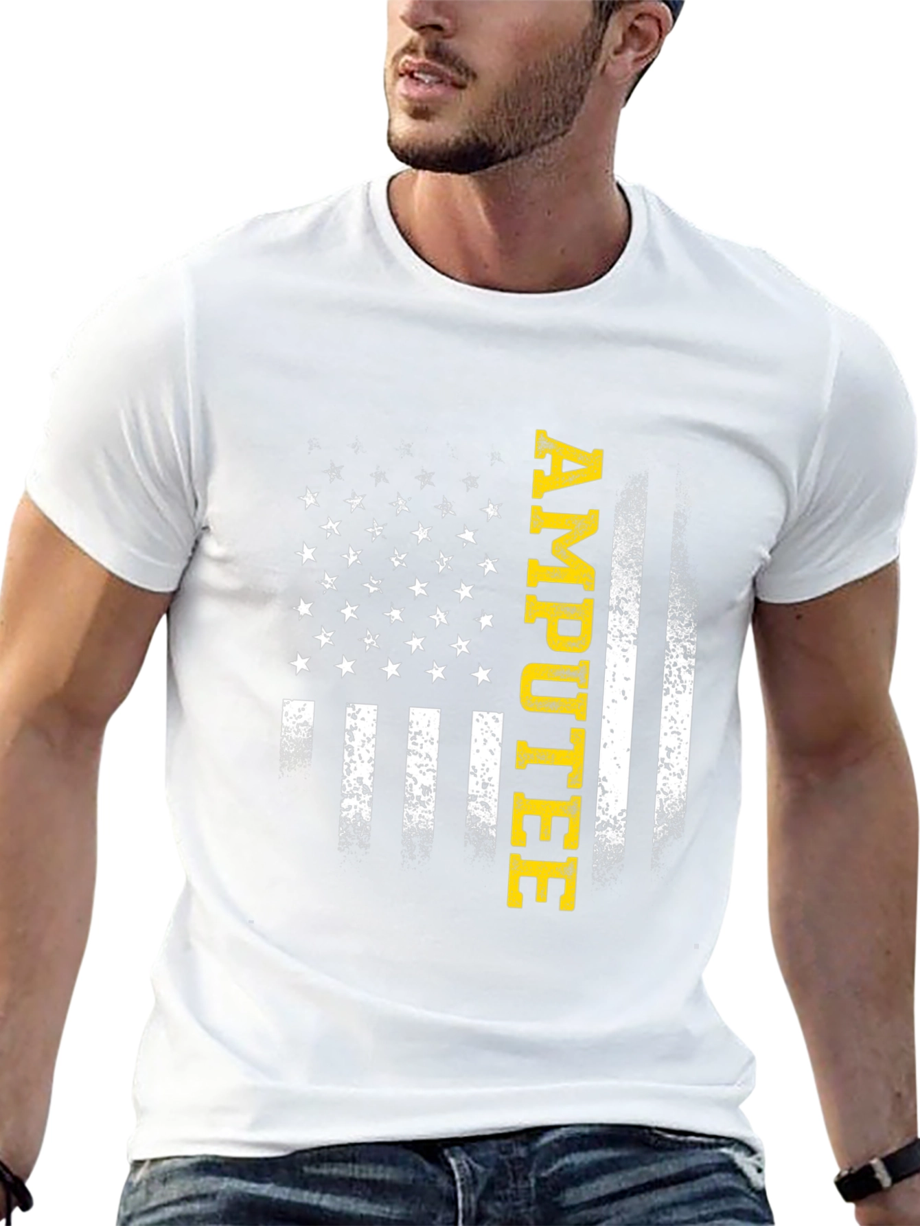 Amputee American Flag Graphic Tee