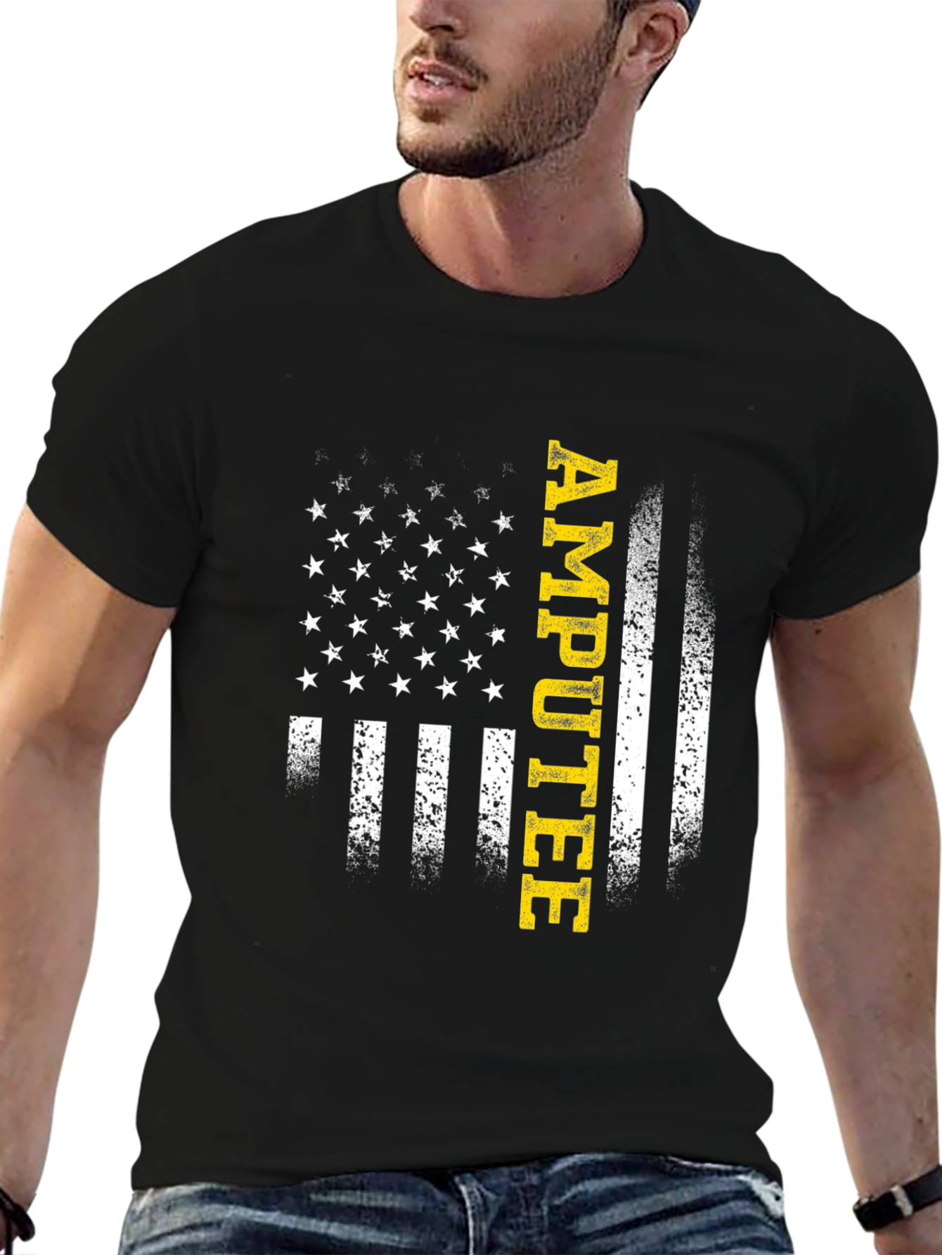 Amputee American Flag Graphic Tee