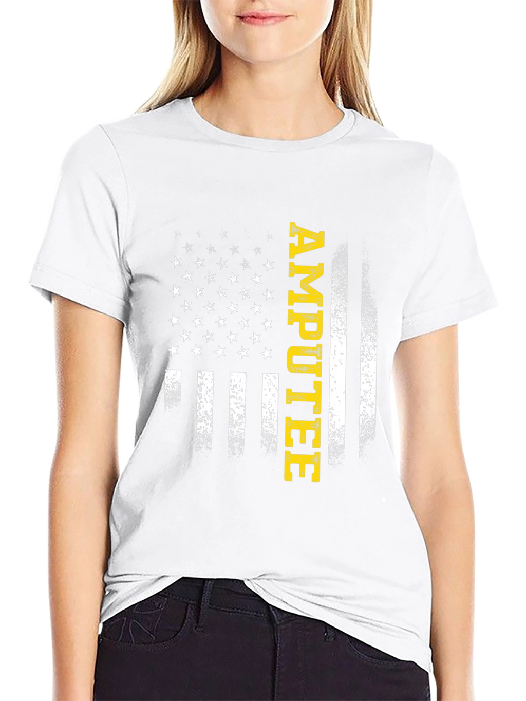 Amputee American Flag Graphic Tee