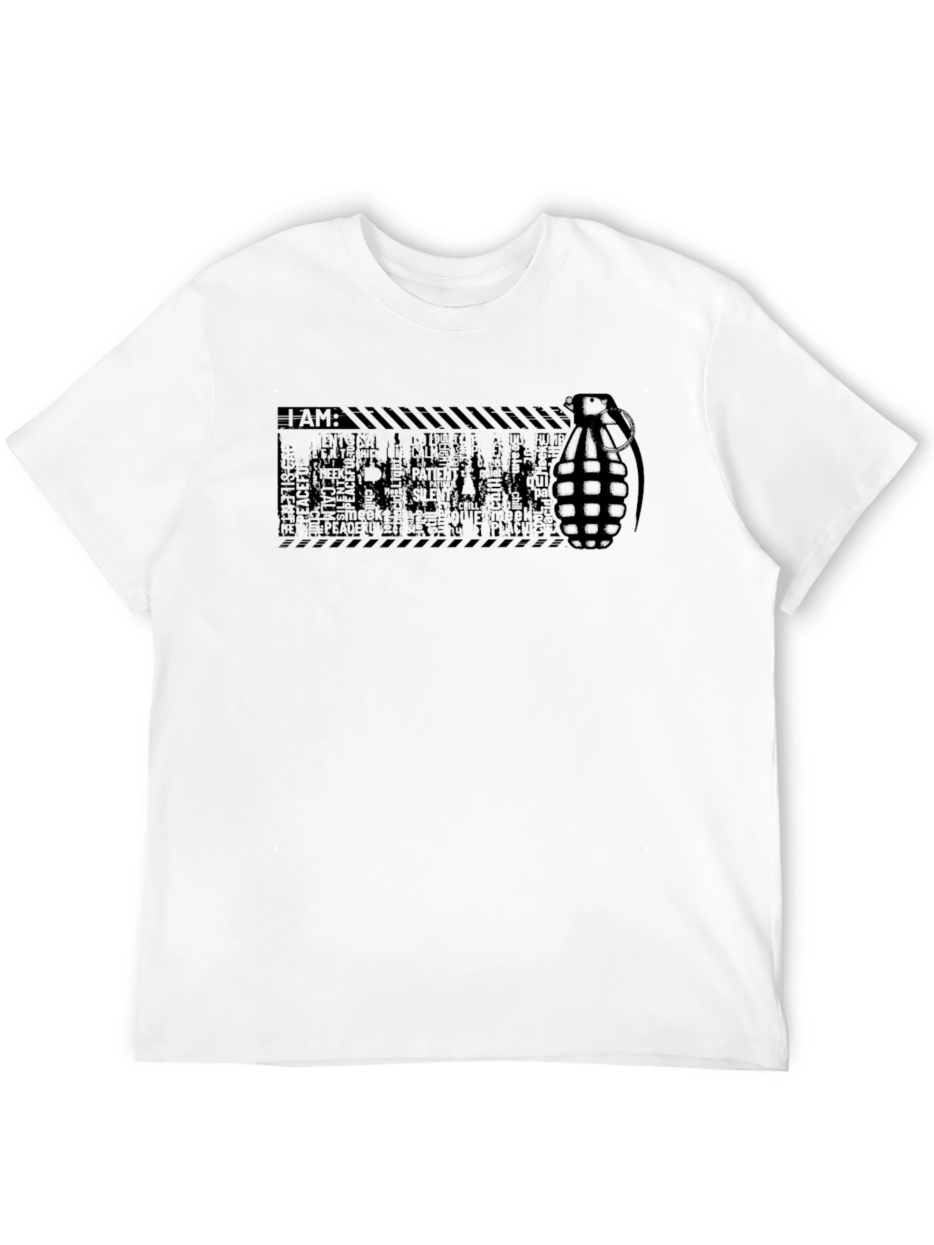 I Am The Danger Grenade Graphic T-Shirt - Black