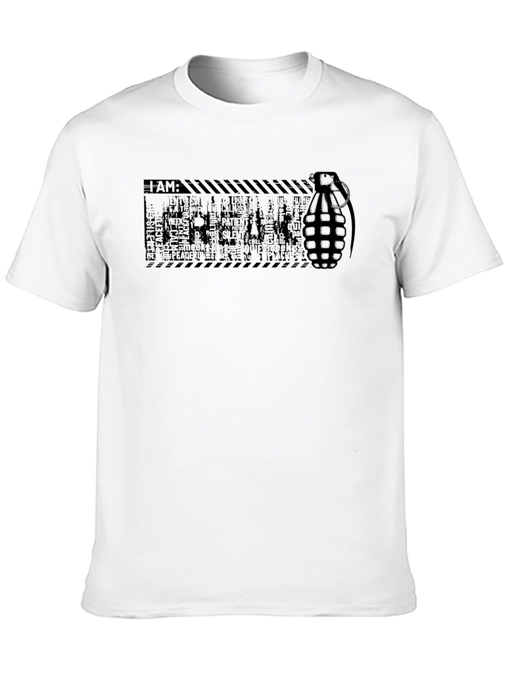 I Am The Danger Grenade Graphic T-Shirt - Black