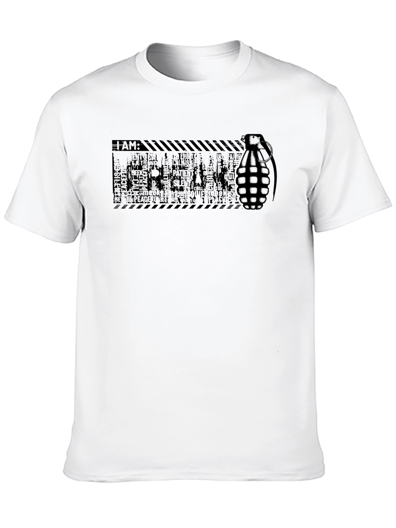 I Am The Danger Grenade Graphic T-Shirt - Black
