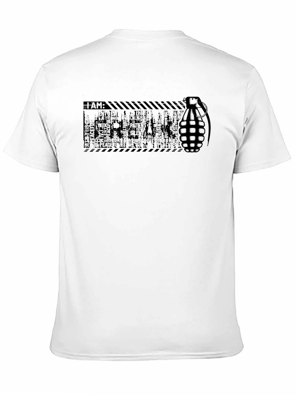 I Am The Danger Grenade Graphic T-Shirt - Black