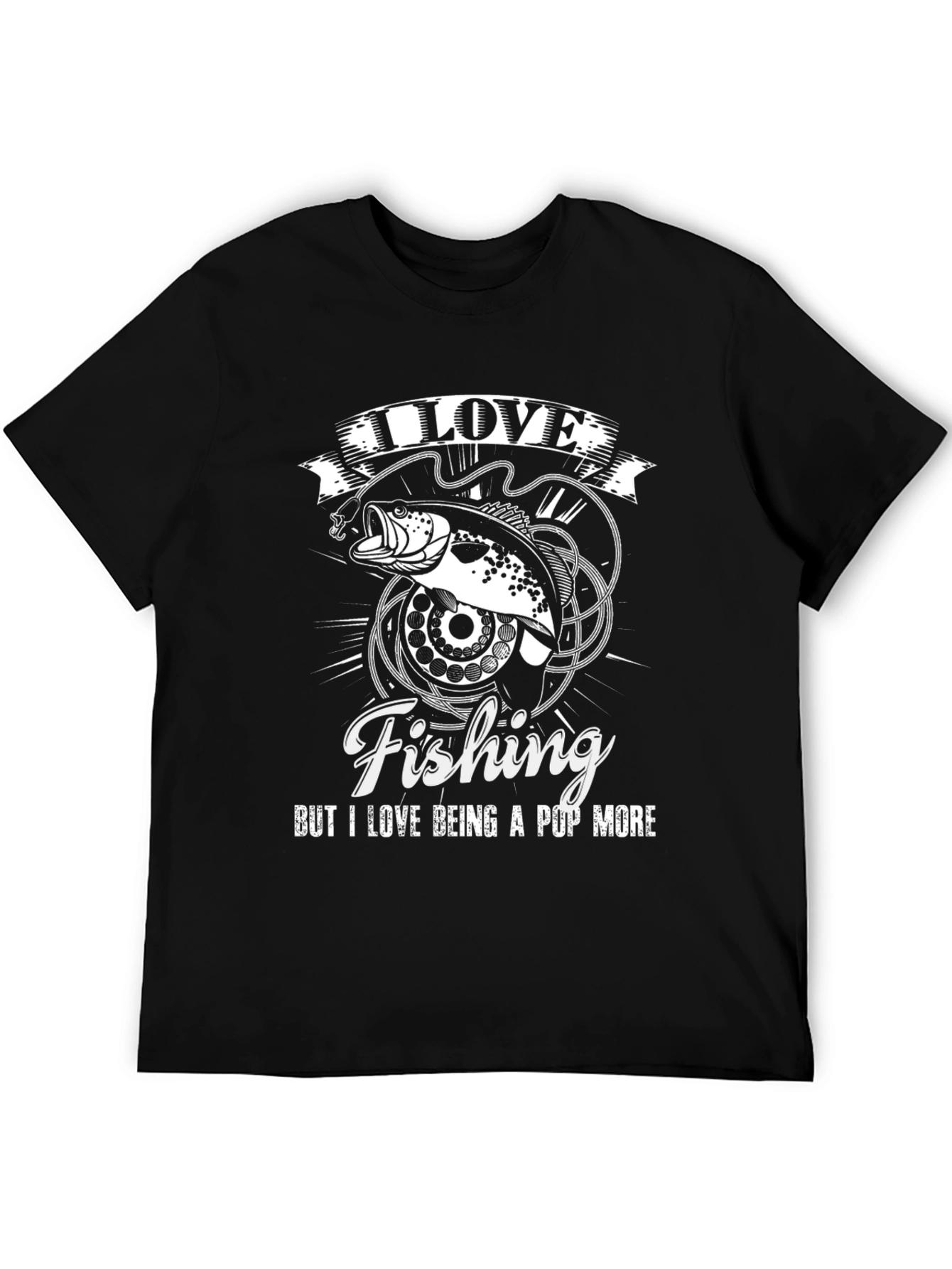 I Love Fishing Graphic T-Shirt