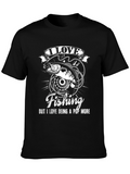 I Love Fishing Graphic T-Shirt