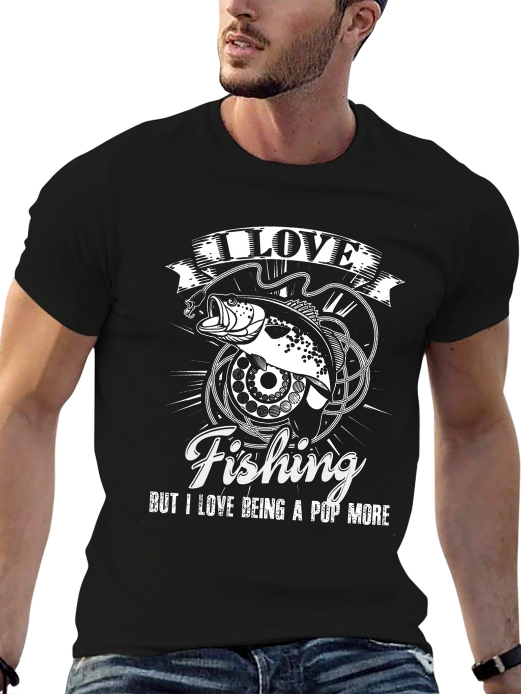 I Love Fishing Graphic T-Shirt