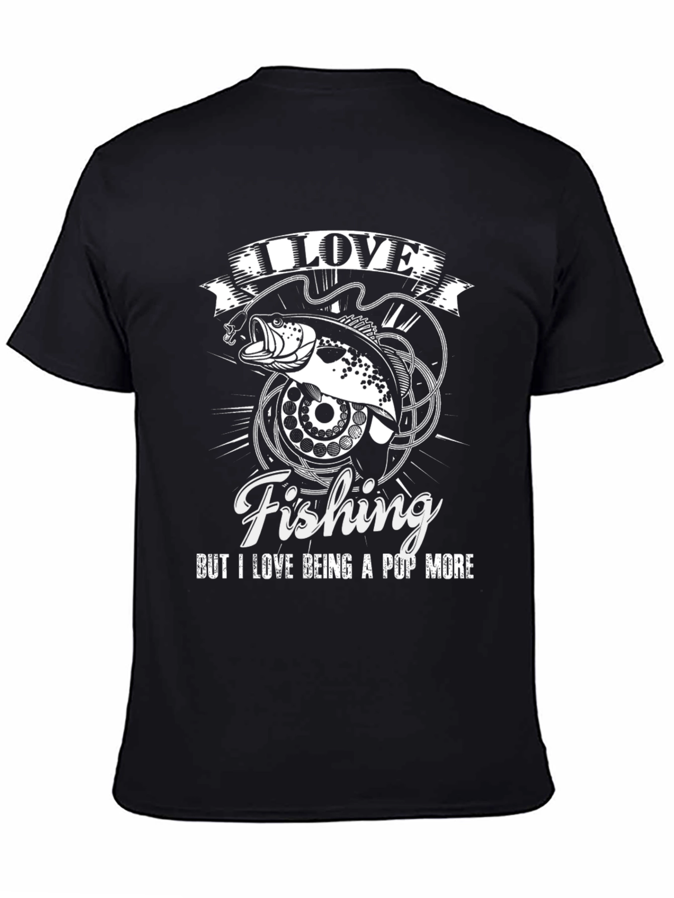 I Love Fishing Graphic T-Shirt