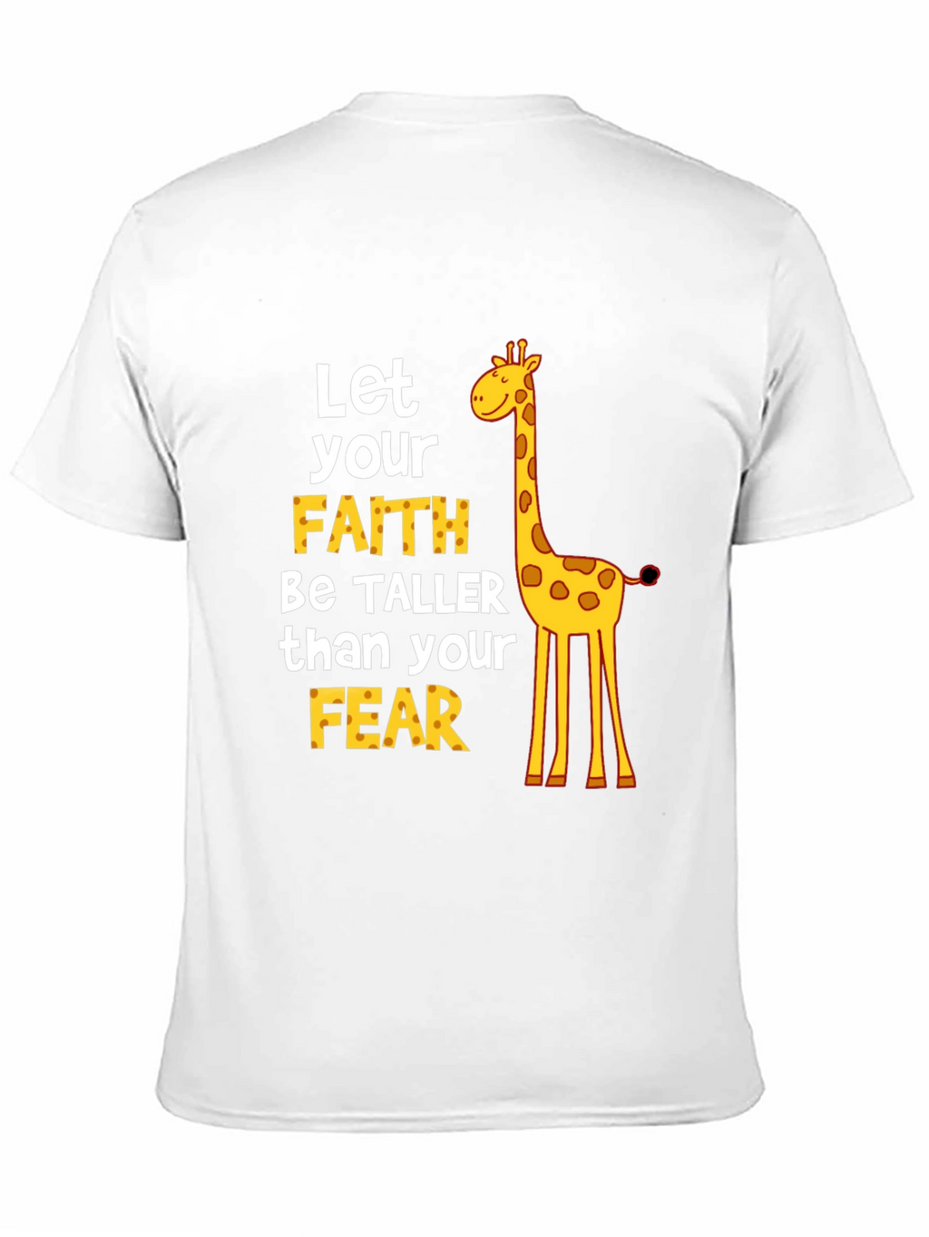 Faith Over Fear Giraffe Graphic Tee