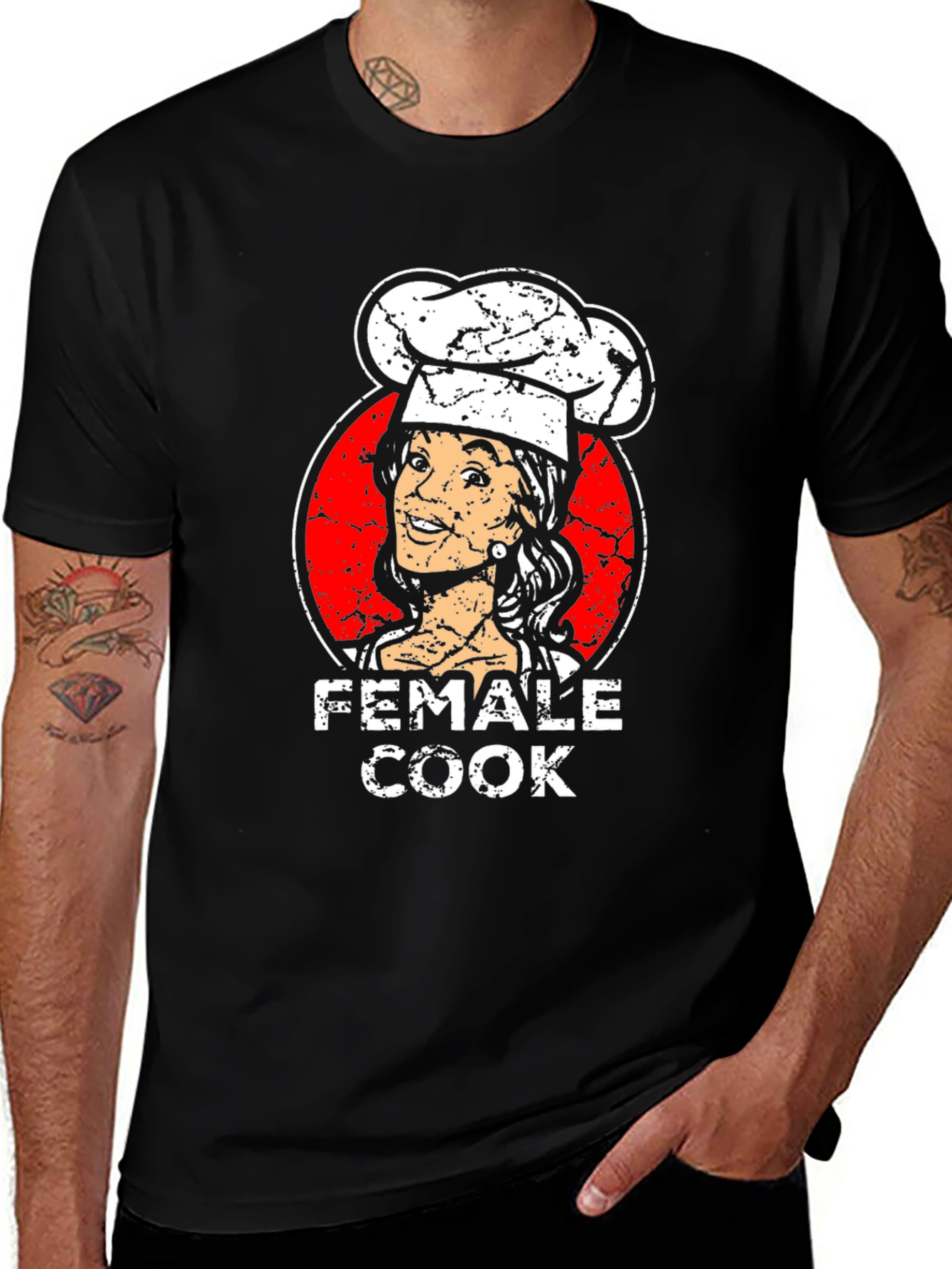 Female Cook T-Shirt - Chef Design Tee