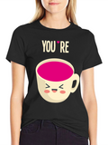 Youre My Cup of Tea Graphic Tee - Black