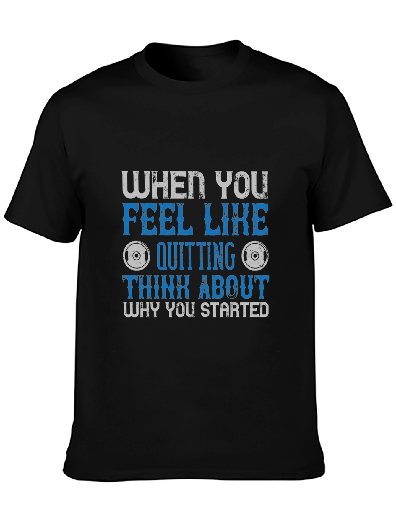 Motivational Fitness Graphic Tee - Why You Started
