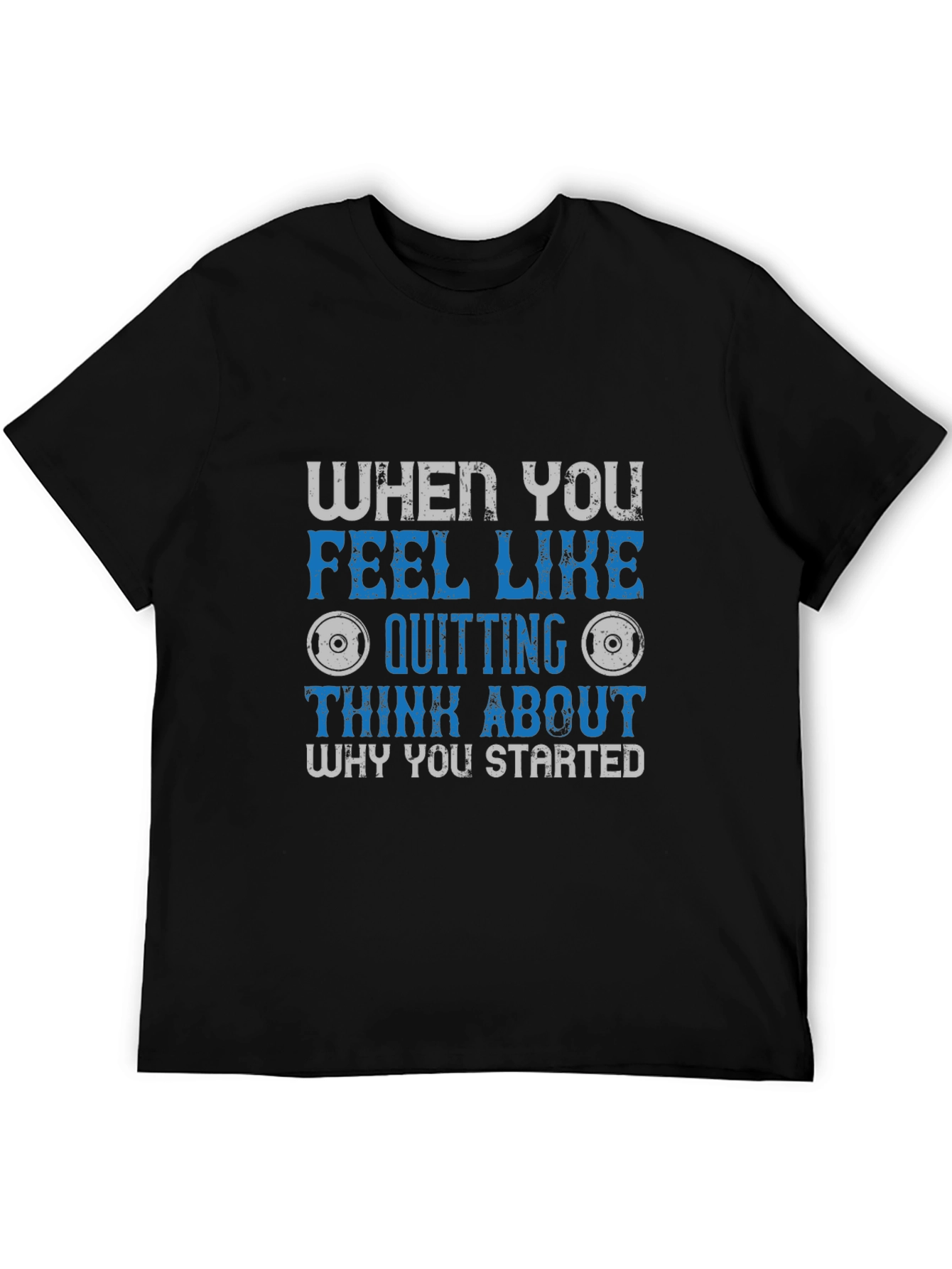 Motivational Fitness Graphic Tee - Why You Started