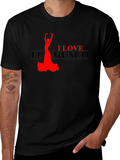 I Love Flamenco Black T-Shirt Dance Passion