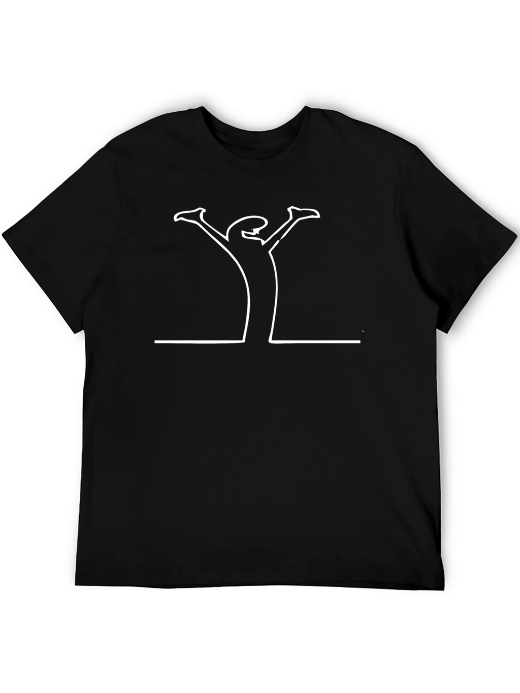 La Linea T-Shirt - Iconic Cartoon Line Art
