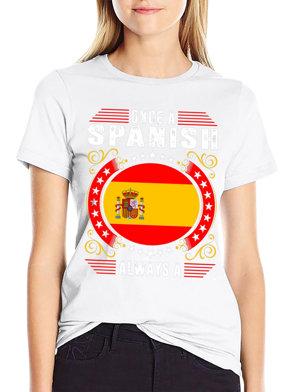 Spanish Flag T-Shirt - Once A Spanish Always A