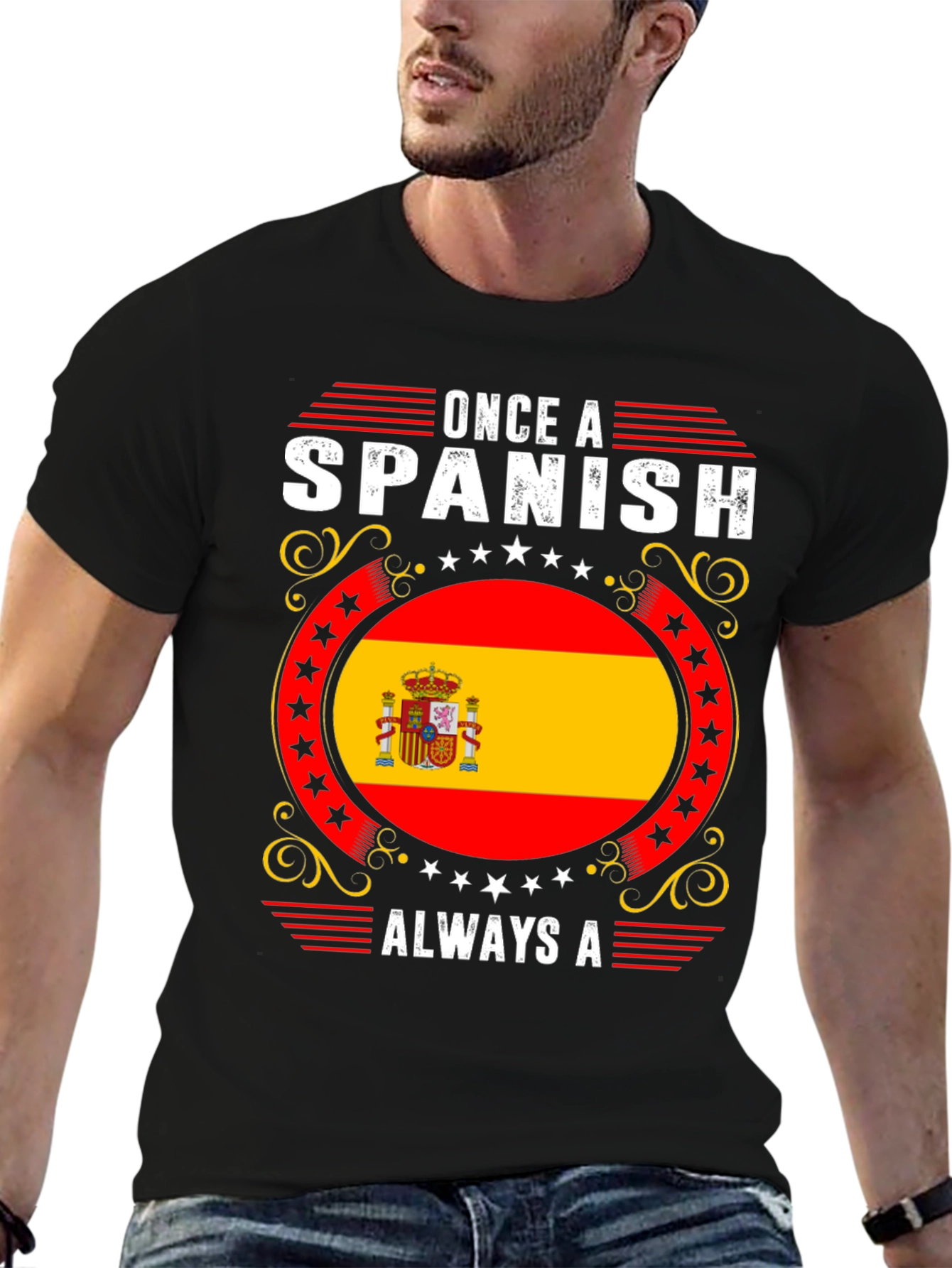 Spanish Flag T-Shirt - Once A Spanish Always A
