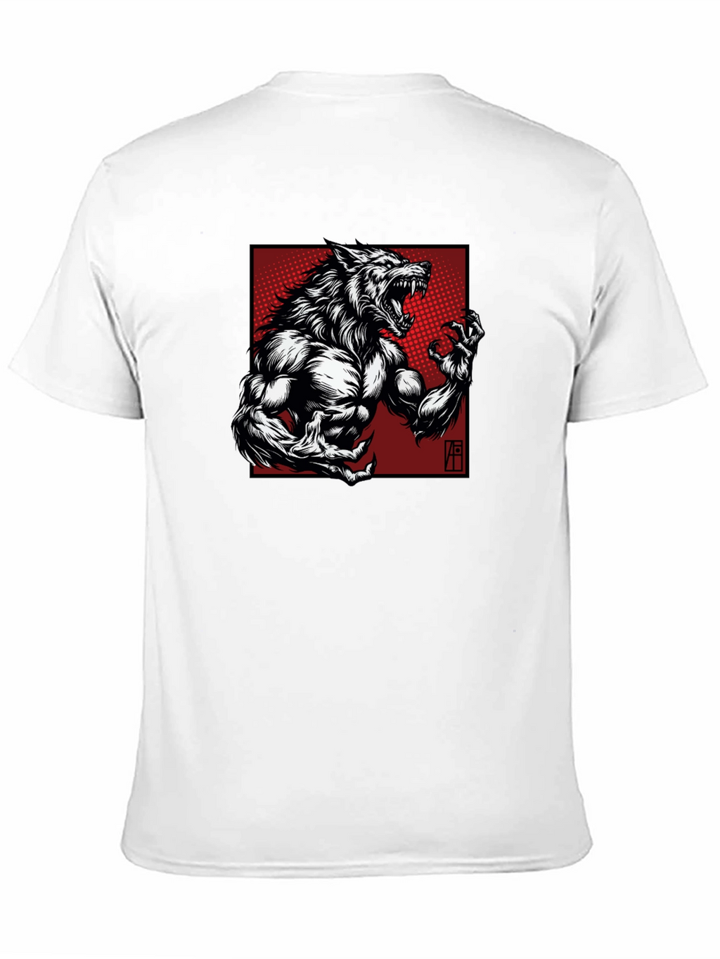 Werewolf Graphic T-Shirt - Bold Black Tee
