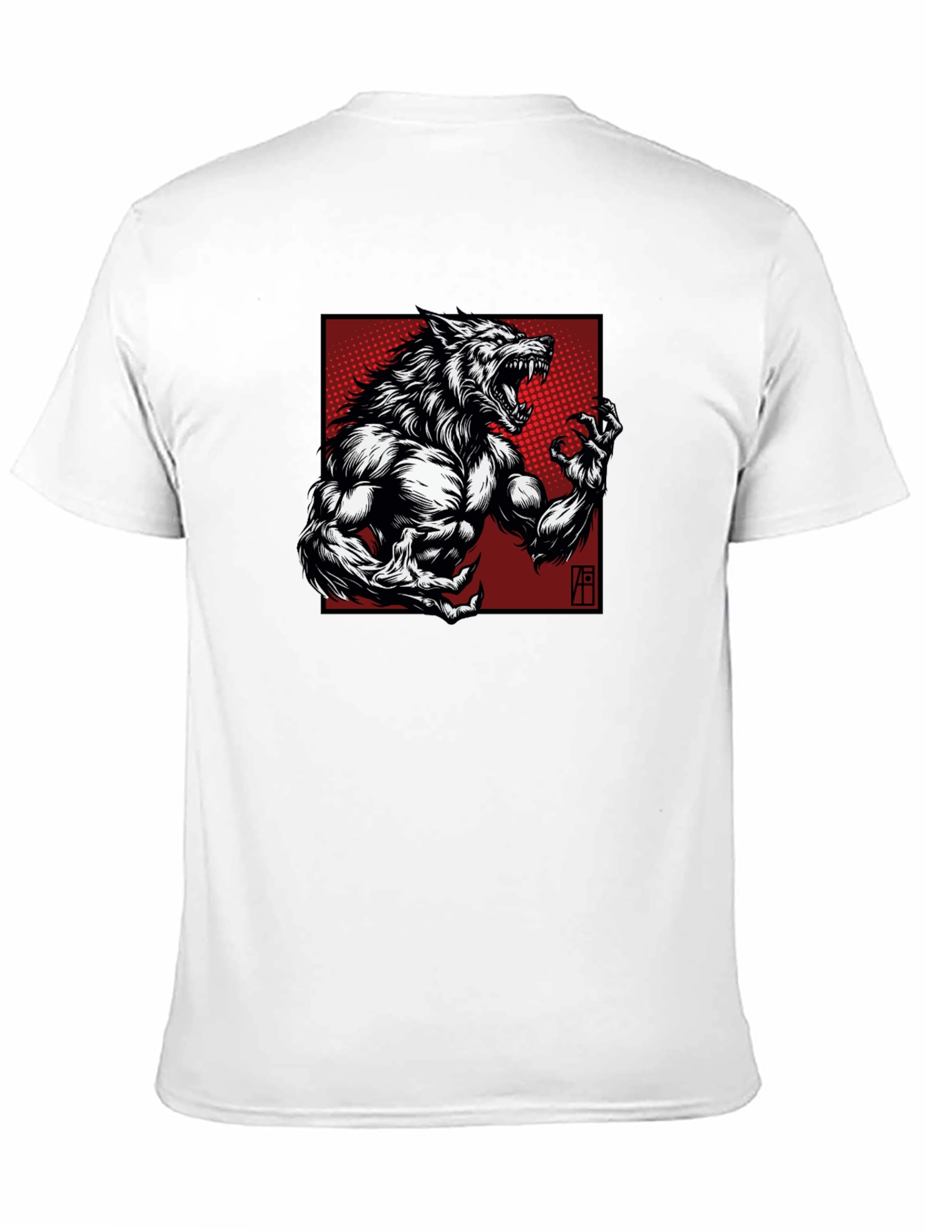 Werewolf Graphic T-Shirt - Bold Black Tee
